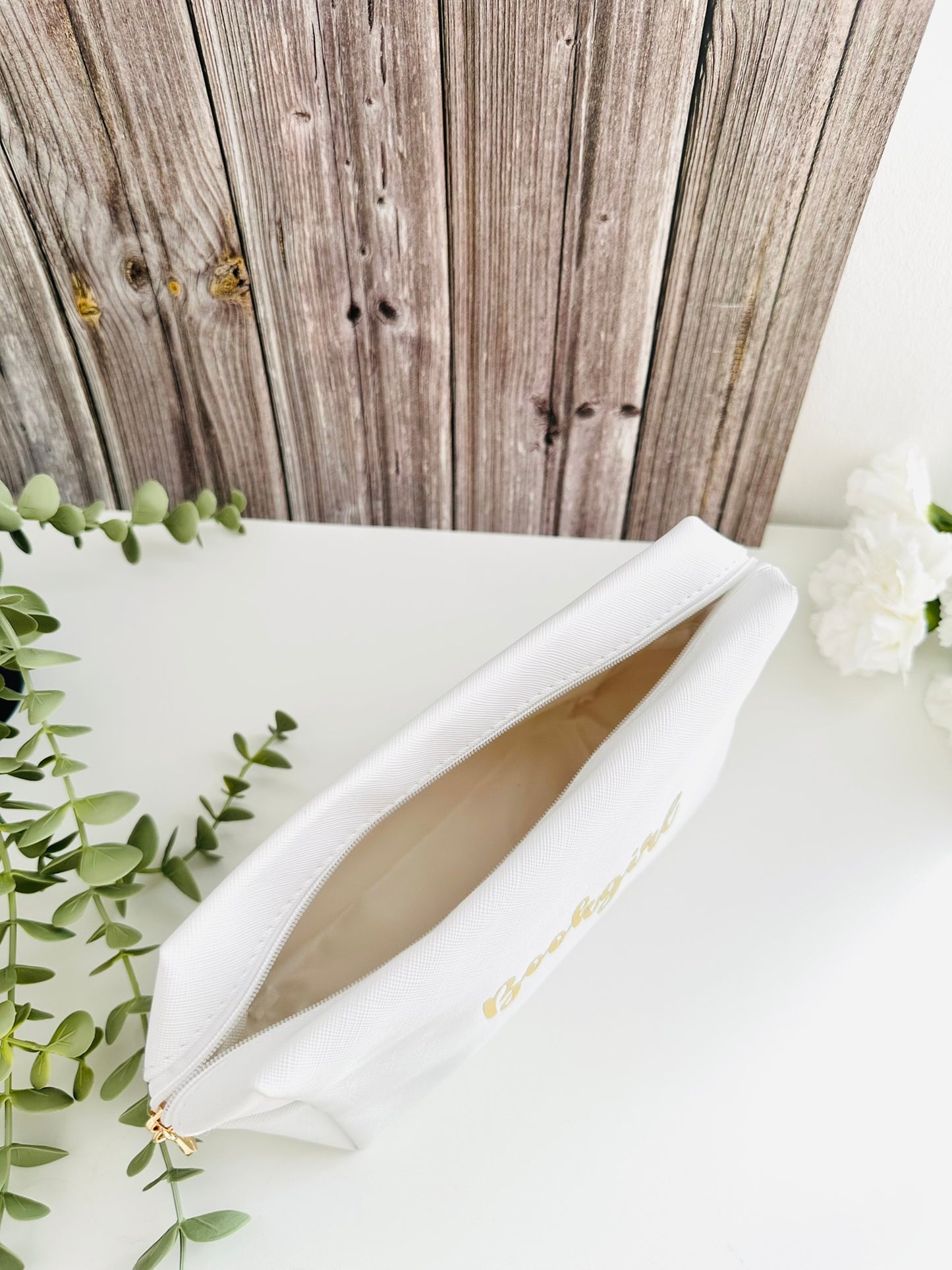 Bookgirl Kulturtasche weiß