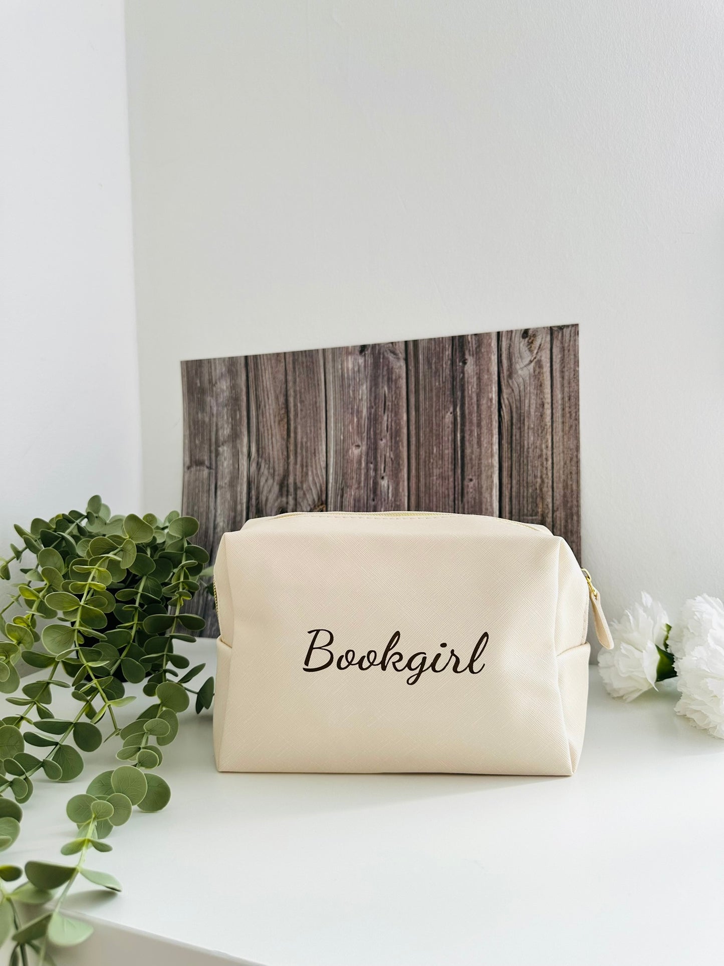 Bookgirl Kosmetiktasche in Beige