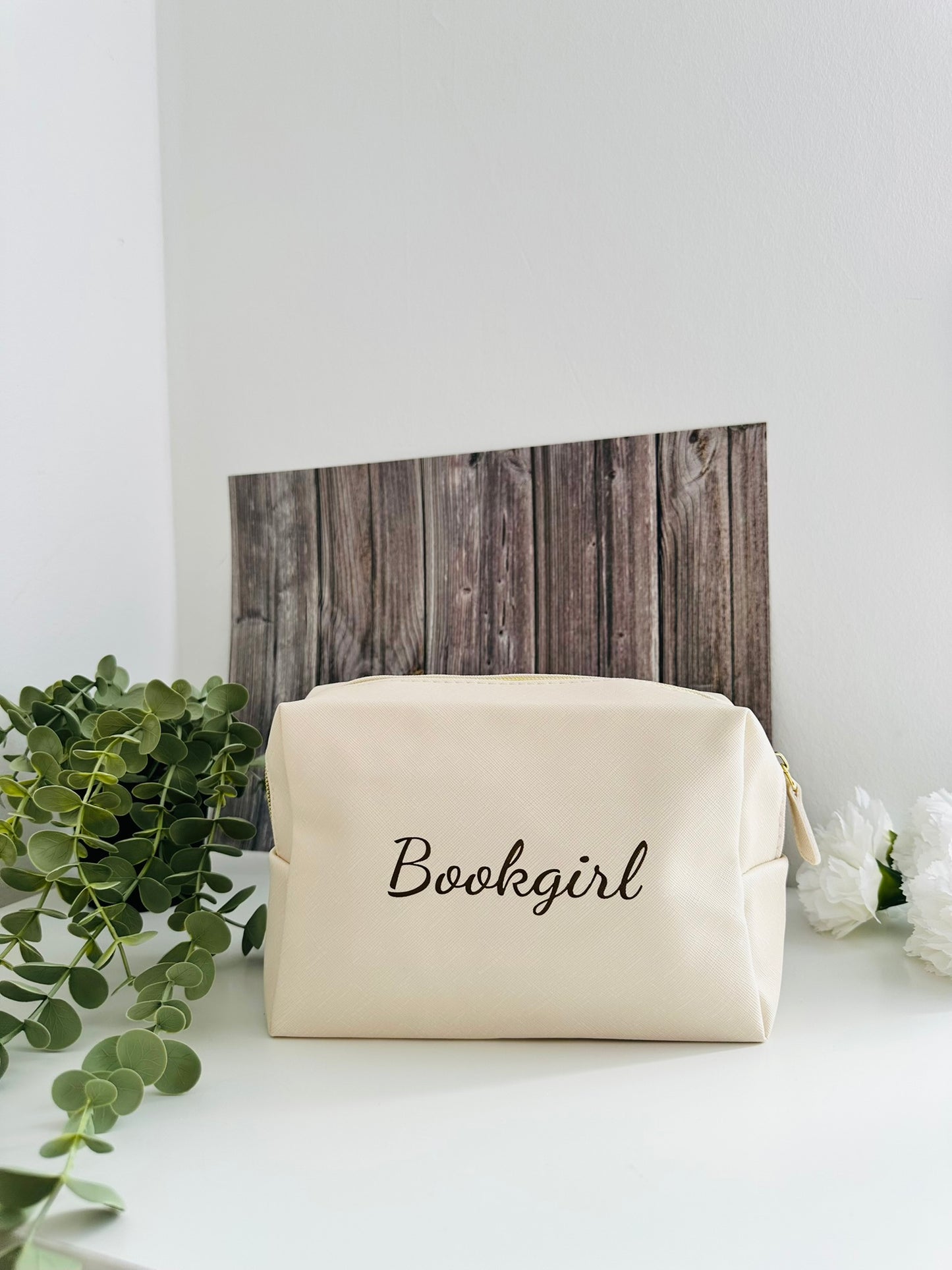 Bookgirl Kosmetiktasche in Beige