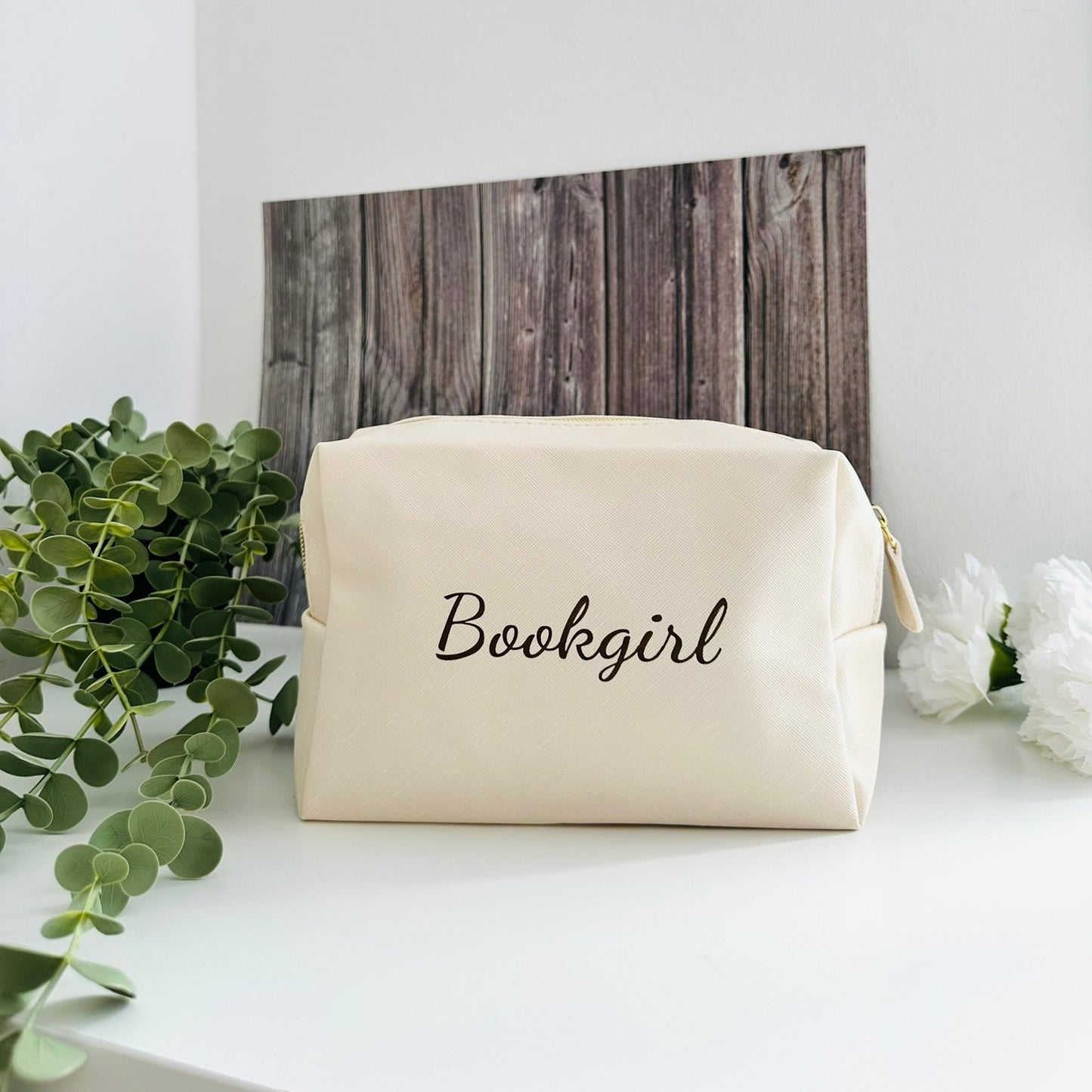 Bookgirl Kosmetiktasche in Beige