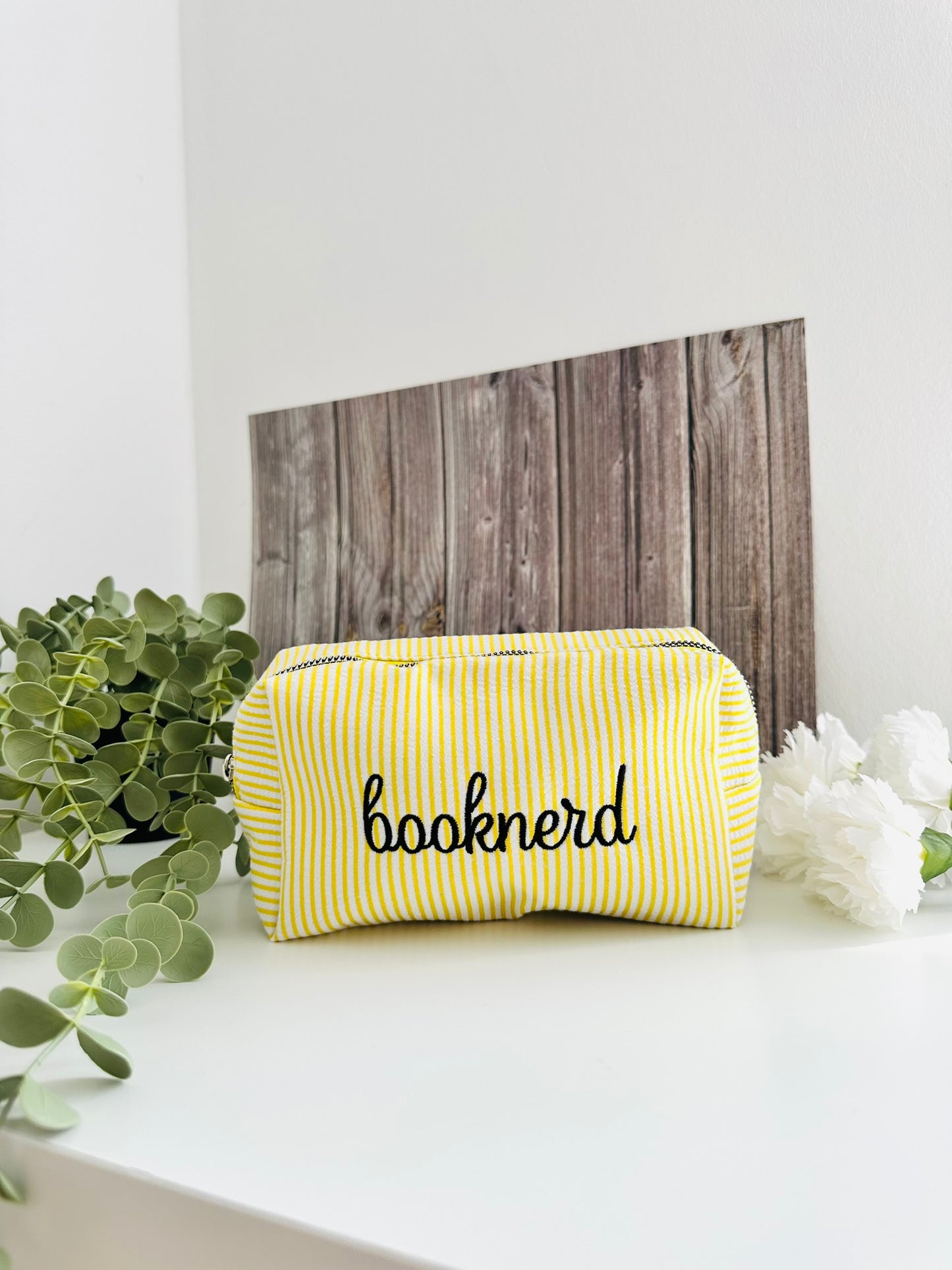 Booknerd Kulturtasche gelb