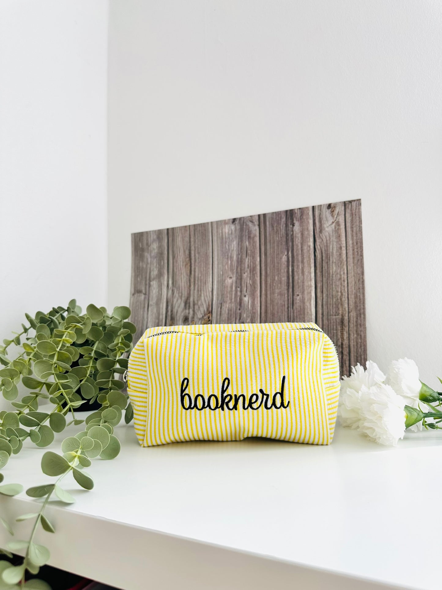 Booknerd Kulturtasche gelb