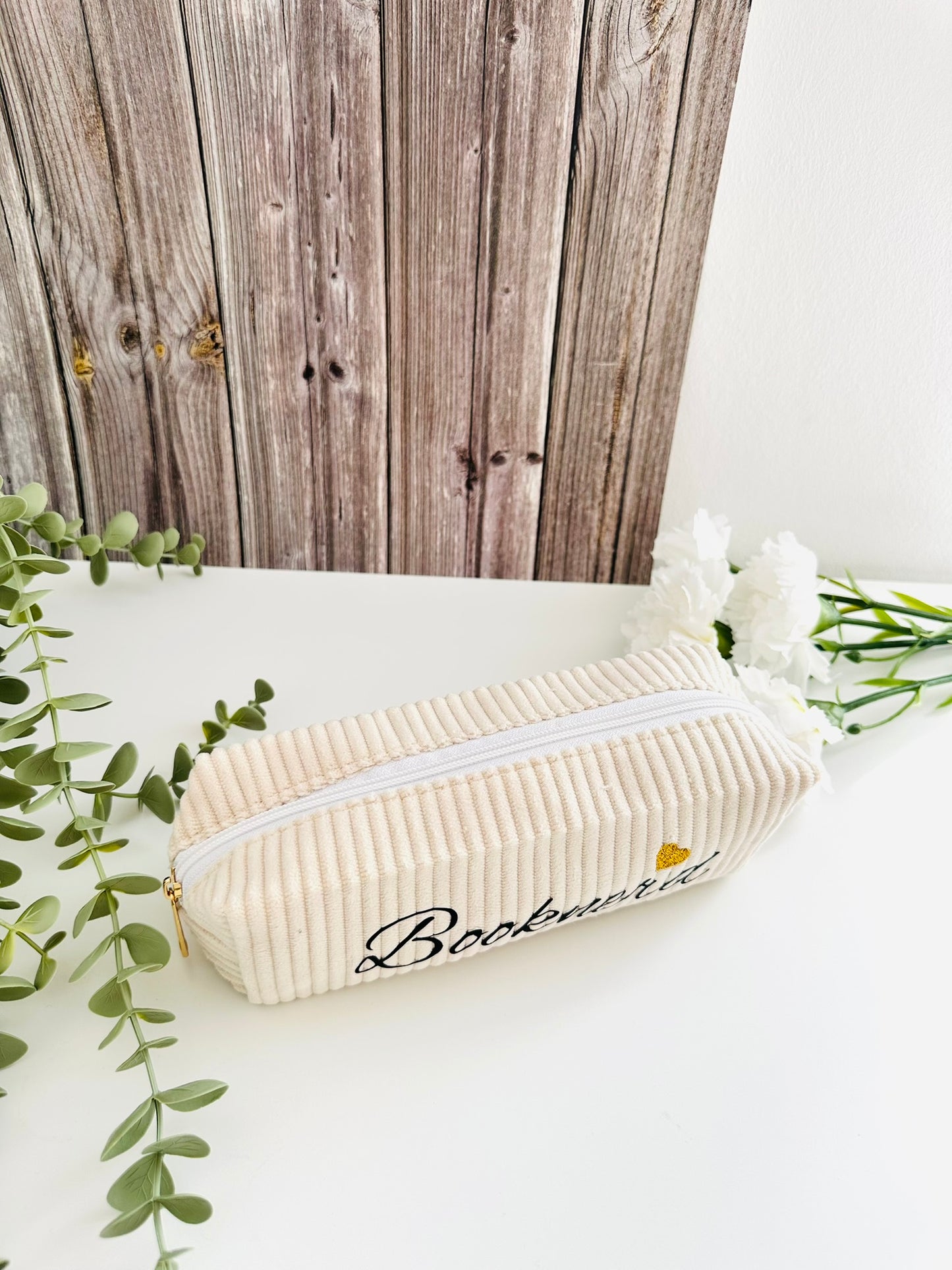 Booknerd Mäppchen beige